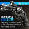 [ChamferZone] Revolver Tutorial - Industry ready weapon and attachment creation for games [ENG-RUS]